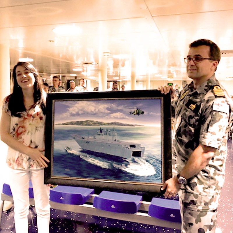 hmas adelaide commission